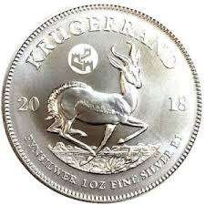 2018  African 1oz Silver Krugerrand - Great wall Privy