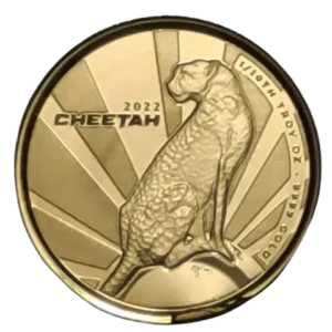 2024 Cameroon 1/10 oz Gold Cheetah Coin .9999 Fine