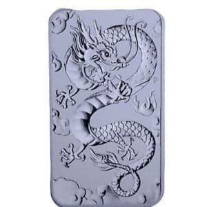 Australia 1 oz Silver Dragon Coin Bar