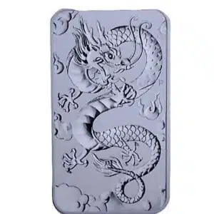 Australia 1 oz Silver Dragon Coin Bar