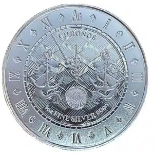 2021 Tokelau 1 oz Silver Chronos $5 coin Gem Bu