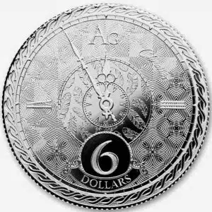 2020 Tokelau 1 oz Silver Chronos coin Gem Bu