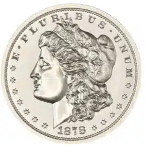Intaglio 2 oz Morgan Silver Dollar Tribute .999 Fine