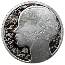 2023 Republic of Chad 1 oz Silver AI Developed Coin