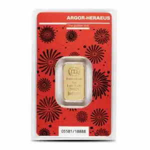 Argor Heraeus Lunar Dragon 5 gram Gold Bar