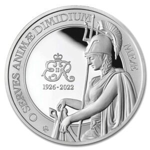 2023 St. Helena 1 oz Silver Queen Memorial Proof Coin
