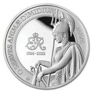 2023 St. Helena 1 oz Silver Queen Memorial Proof Coin