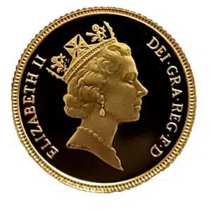 1987 Great Britain Half Gold Sovereign Proof -Gem Proof
