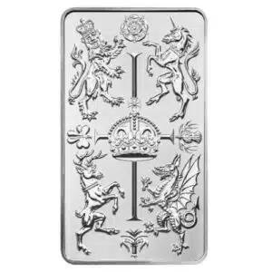 British 1 oz silver Royal celebration bar .9999 - Sealed