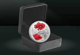 2024 Canada 1 oz Silver Remembrance Day Colorized Proof Coin
