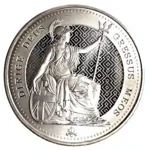 2021 St. Helena 1.25 oz Silver Seated Britannia Coin East India Co.