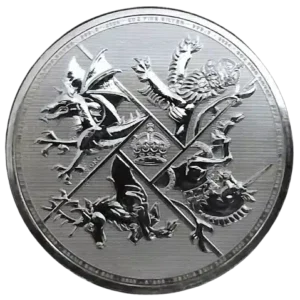 2024 UK 2 oz Silver Four Nations Coin Bu .9999 Fine