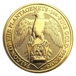 2019 British 1/4 oz Gold Queen's Beasts The Falcon