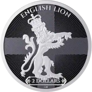 2024 Niue 1oz Silver English Lion Coin BU .9999