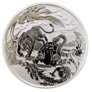 2024 Chinese Myths and Legends 1oz silver Four Guardians